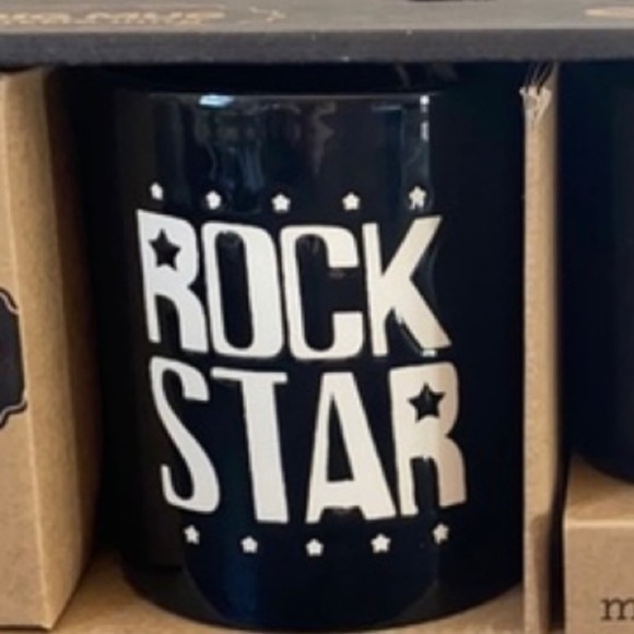 Rockstar Mug set Big Mug Little Mug novelty gift set new Father’s Day birthday - Picture 3 of 5